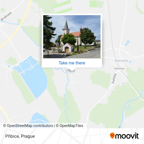Карта Přibice