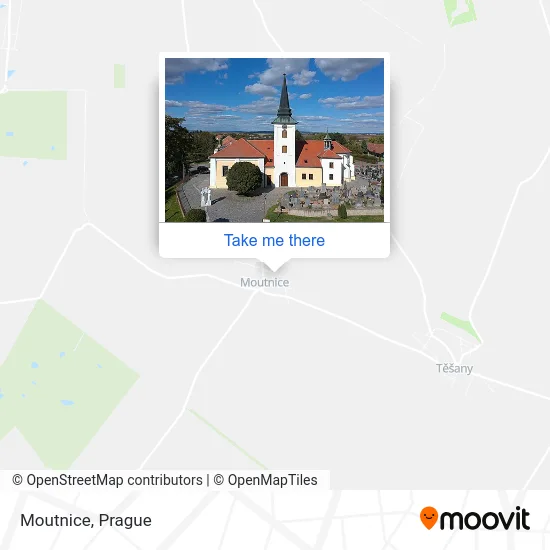 Карта Moutnice
