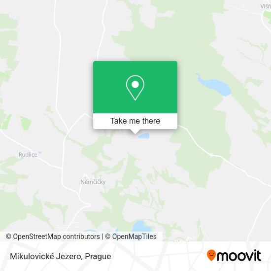 Mikulovické Jezero map