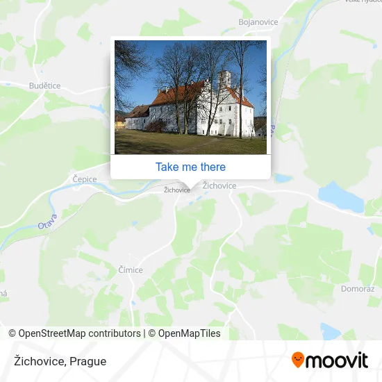 Карта Žichovice