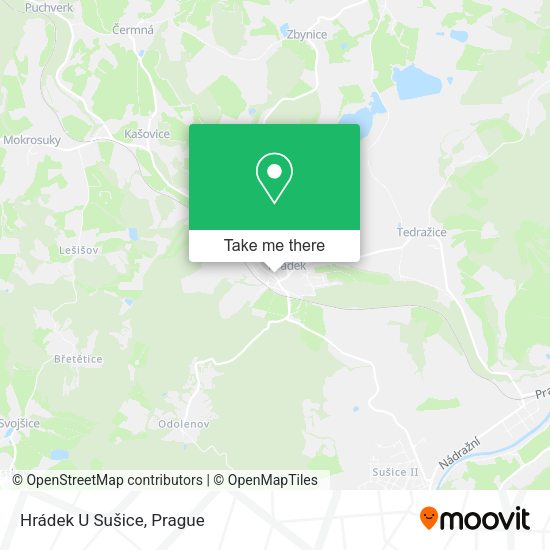 Hrádek U Sušice map