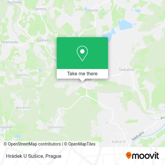 Карта Hrádek U Sušice