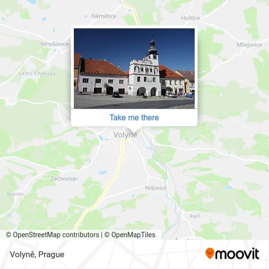 Карта Volyně