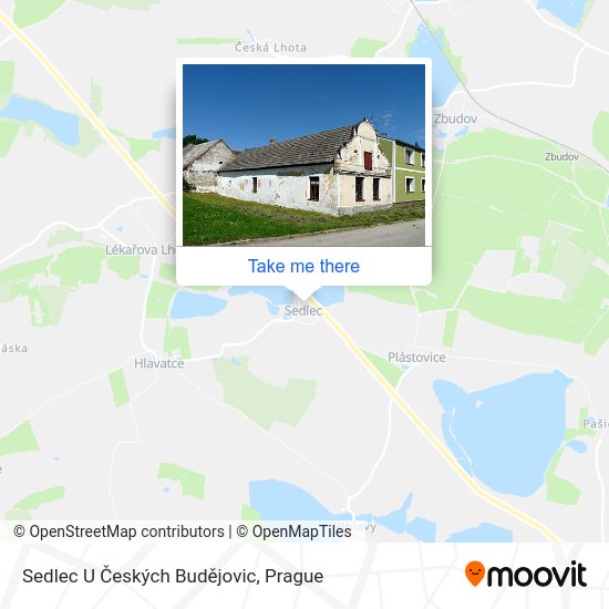 Sedlec U Českých Budějovic map