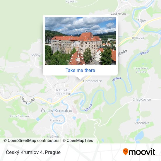 Český Krumlov 4 map