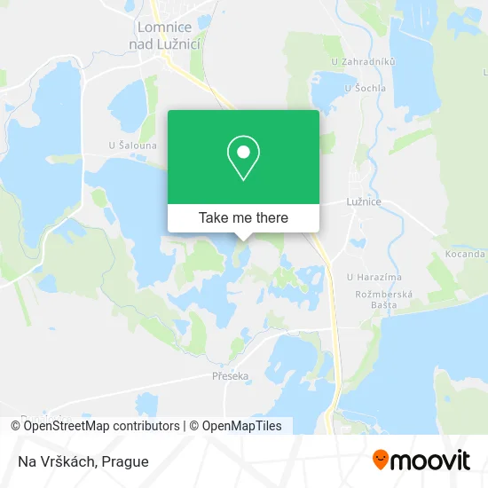 Карта Na Vrškách