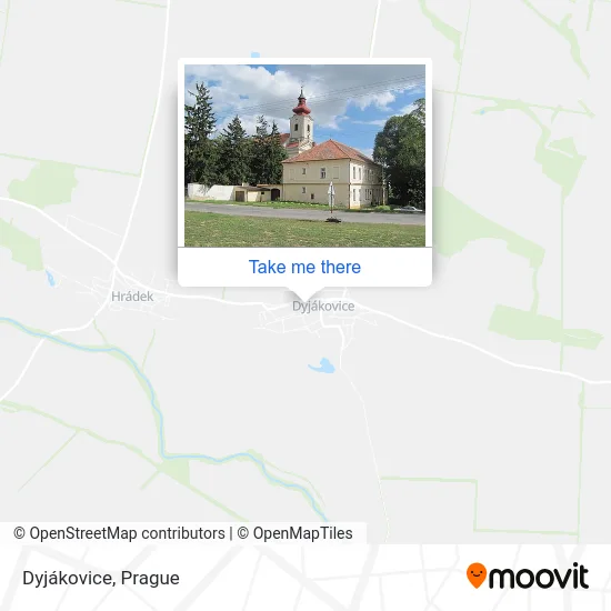 Карта Dyjákovice