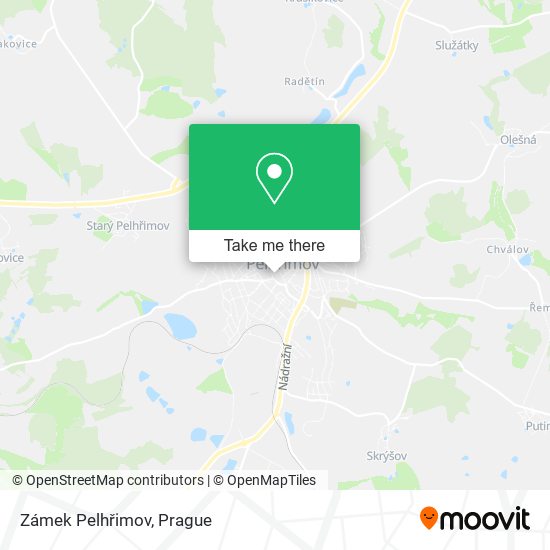 Zámek Pelhřimov map