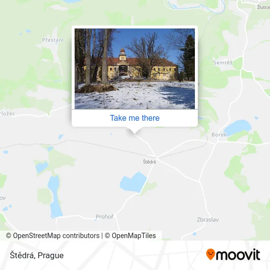 Карта Štědrá