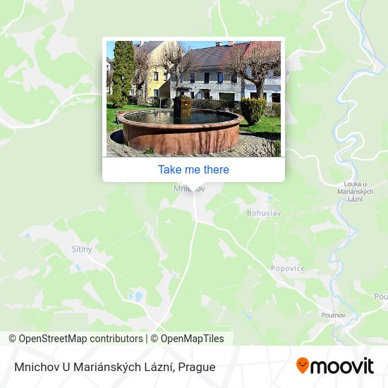 Mnichov U Mariánských Lázní map