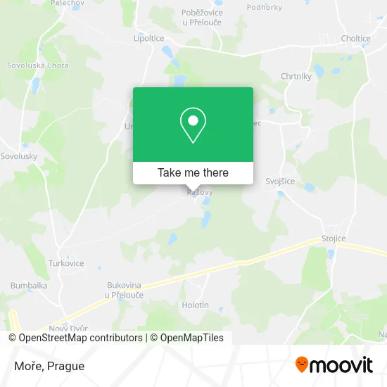 Карта Moře