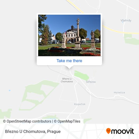 Březno U Chomutova map