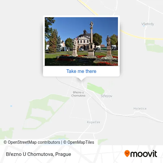 Карта Březno U Chomutova