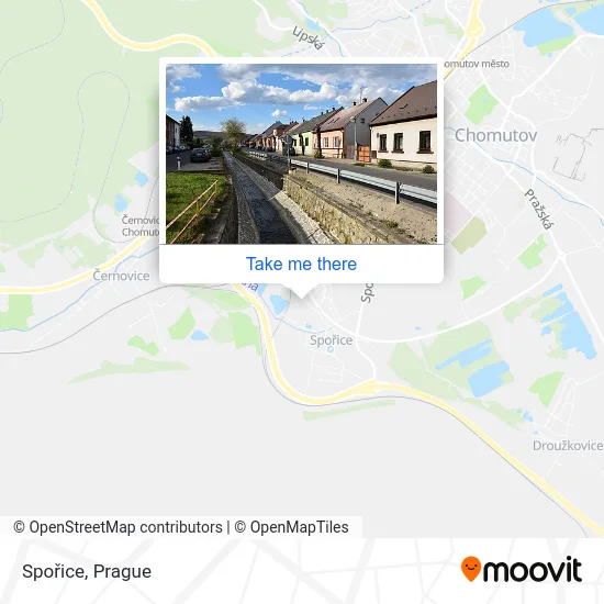 Карта Spořice