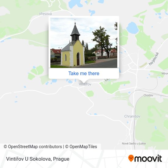 Vintířov U Sokolova map