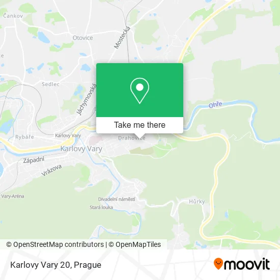 Карта Karlovy Vary 20