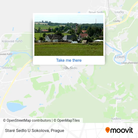 Карта Staré Sedlo U Sokolova