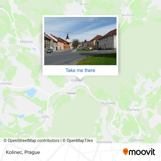 Карта Kolinec