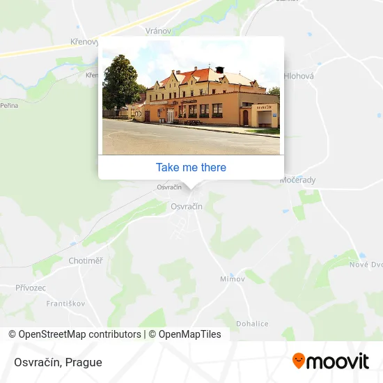 Карта Osvračín