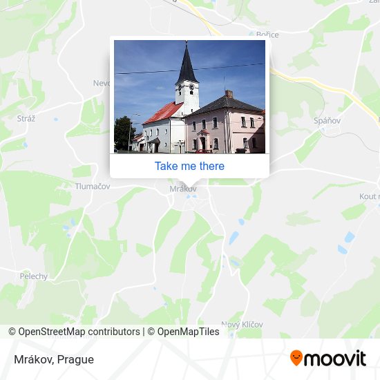 Карта Mrákov
