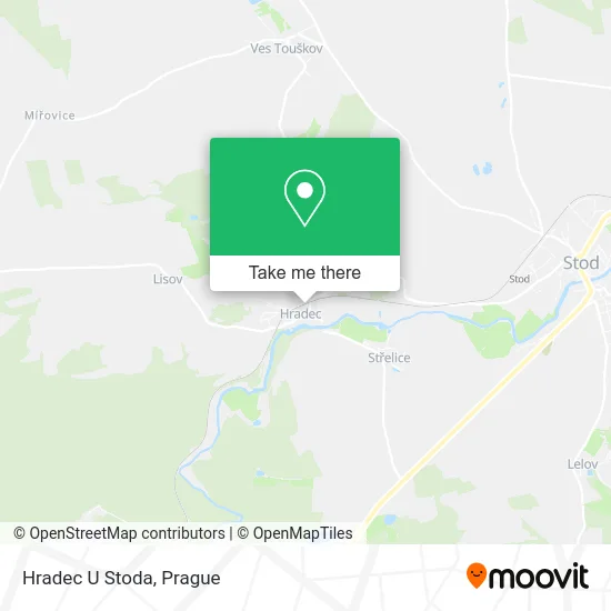 Карта Hradec U Stoda