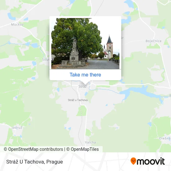 Карта Stráž U Tachova