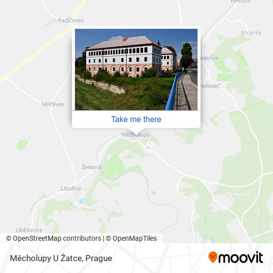 Měcholupy U Žatce map