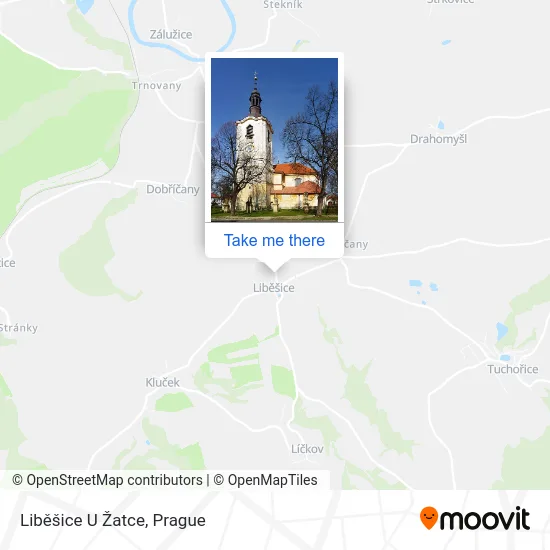 Карта Liběšice U Žatce