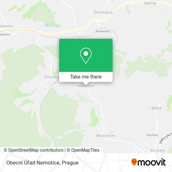 Obecní Úřad Nemotice map