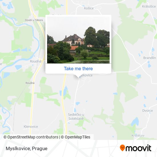 Myslkovice map