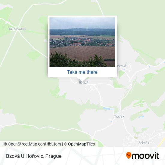 Карта Bzová U Hořovic