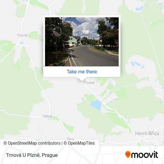 Trnová U Plzně map