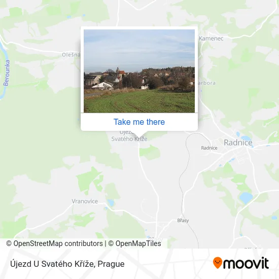 Карта Újezd U Svatého Kříže