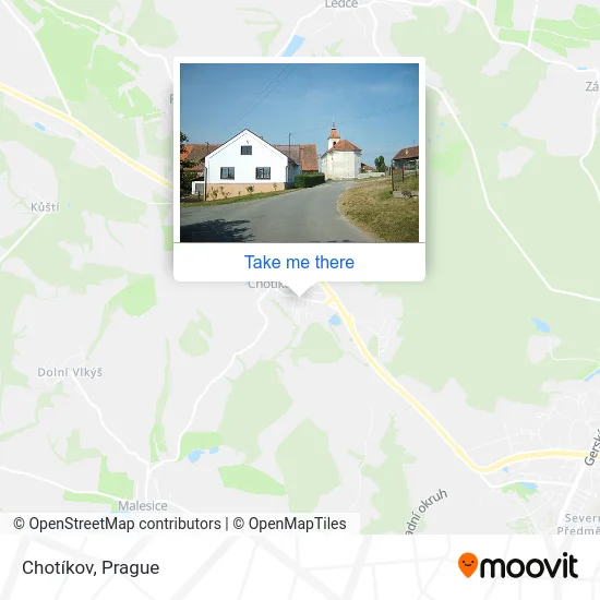 Карта Chotíkov