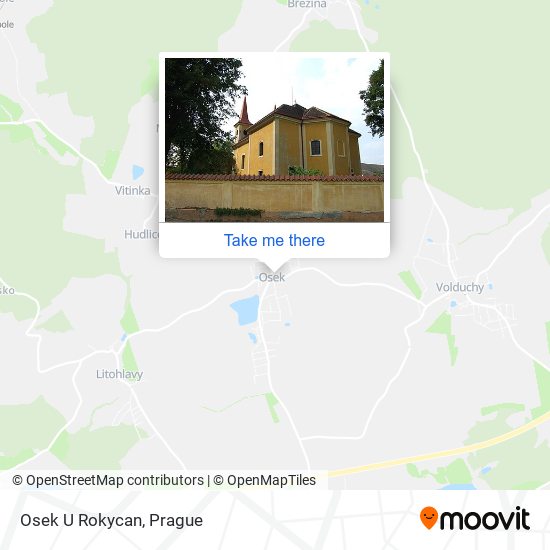 Карта Osek U Rokycan