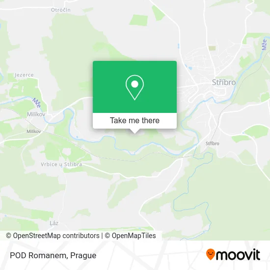 Карта POD Romanem