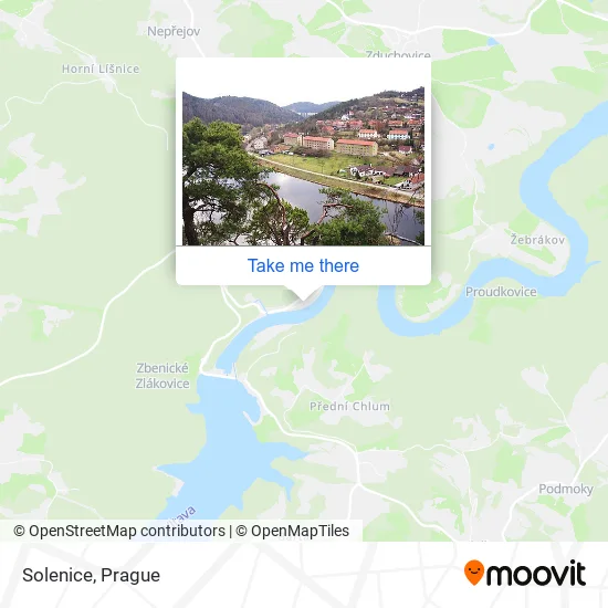Карта Solenice