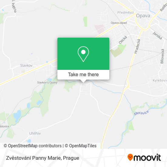 Zvěstování Panny Marie map