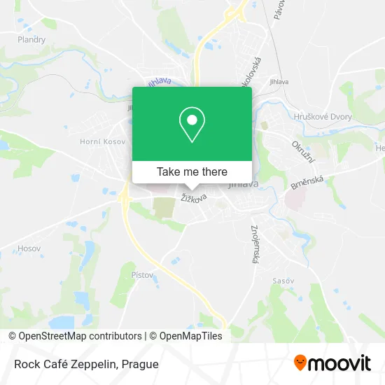 Карта Rock Café Zeppelin