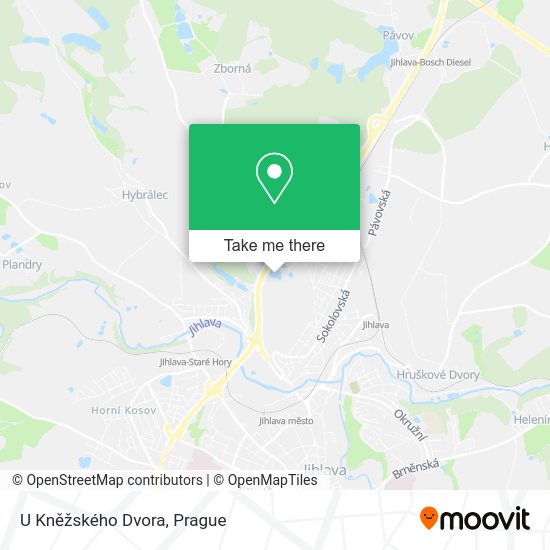 U Kněžského Dvora map