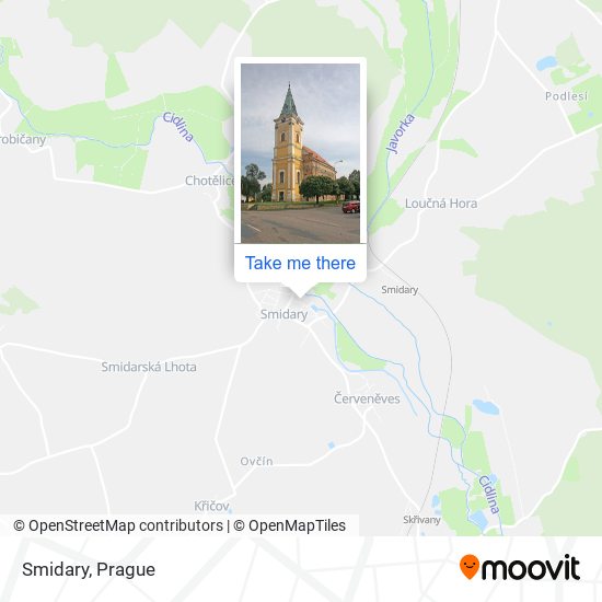 Карта Smidary