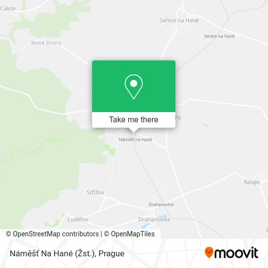 Náměšť Na Hané (Žst.) map