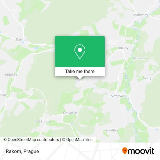 Карта Řakom