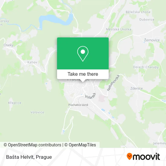 Карта Bašta Helvít