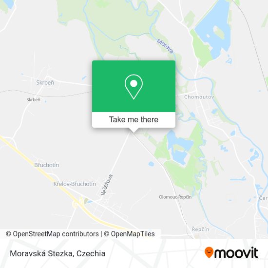Карта Moravská Stezka