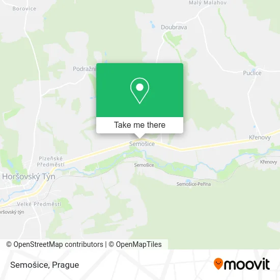 Карта Semošice
