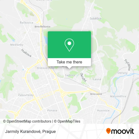Jarmily Kurandové map