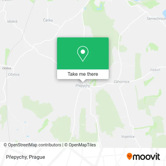 Карта Přepychy