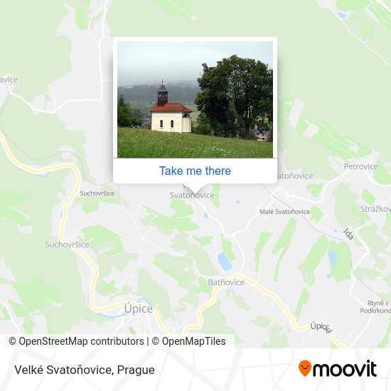 Velké Svatoňovice map