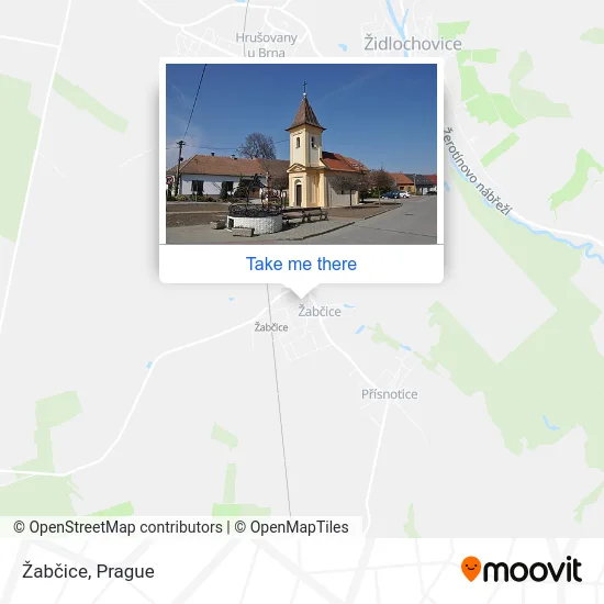 Карта Žabčice